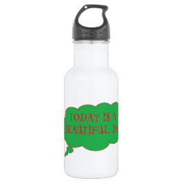 Garrafa Leve sua bebida com você em estilo branco