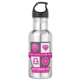 Garrafa Libra Birthday Crest™ for October 1-23