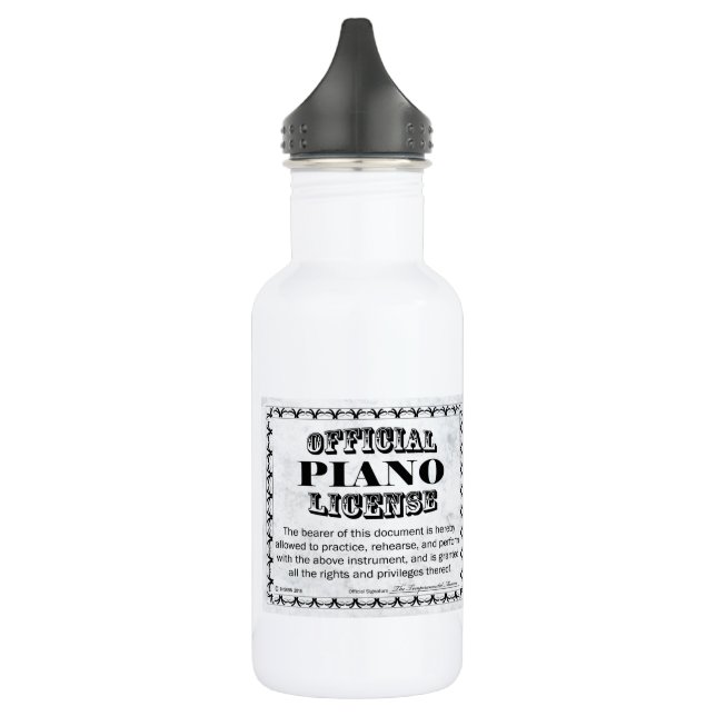 Garrafa Licença Piano (Esquerda)