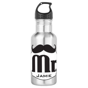 Garrafa Lil' Man's Mr Mustache Stainless Steel