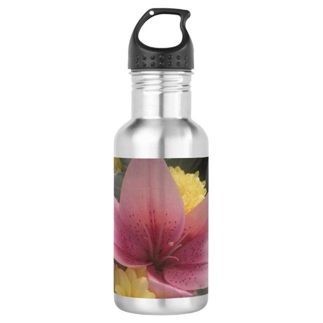 Garrafa Lily Beauty Rosa (Frente)