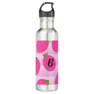 Garrafa Limões cor-de-rosa Fruta de Verão Brilhante