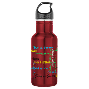 Garrafa Limpo e Sereno, Vermelho, Recuperação, Motivaç