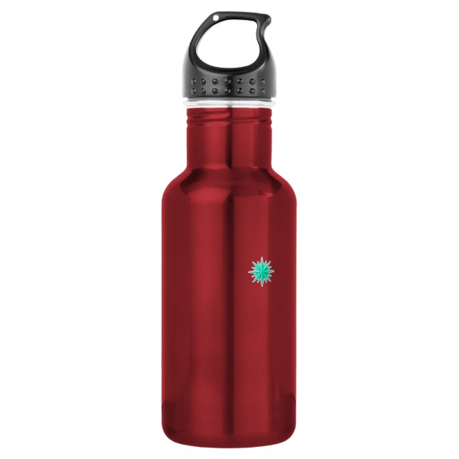 Garrafa Linha Estrela Morávia - Azul Turquesa (Frente)