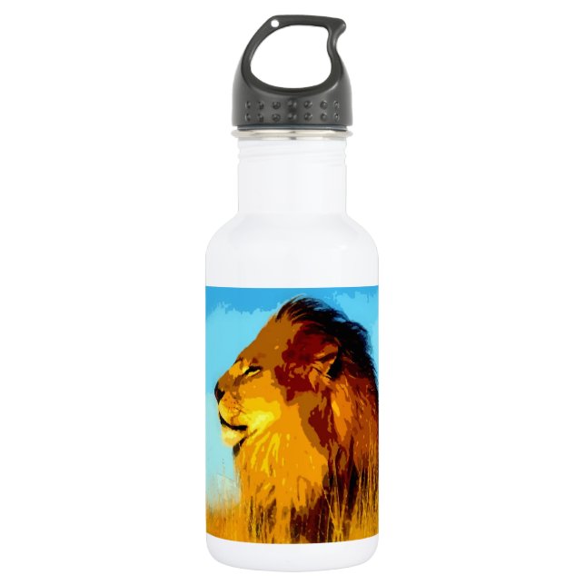Garrafa Lion de pop Art (Frente)