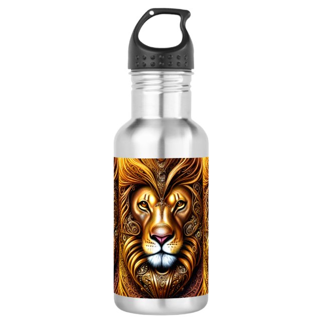 Garrafa Lion Ouro Incrivelmente Bonito (Frente)