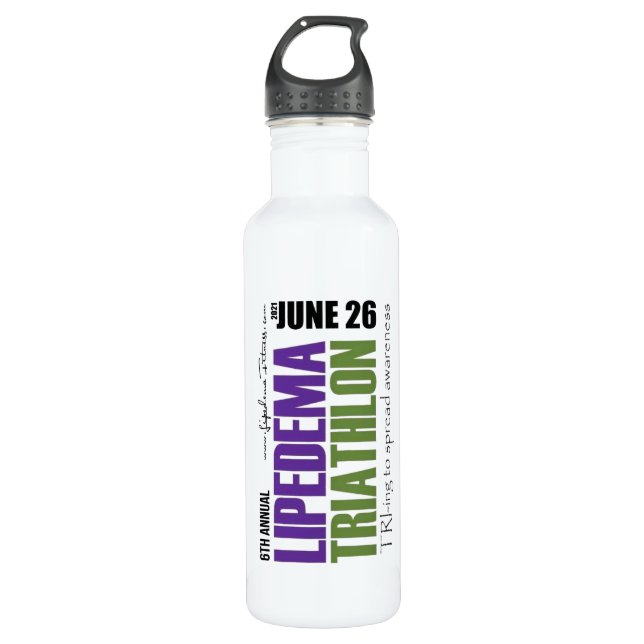 Garrafa Lipedema Triathlon Water Bottle (Frente)