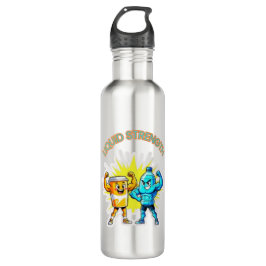 Garrafa Liquid Strength – Funny Juice & Water Muscle Desig