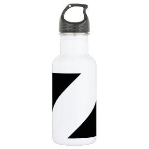 Garrafa Listra básica 1 preto e branco