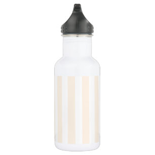 Garrafa Listras de bege e branco