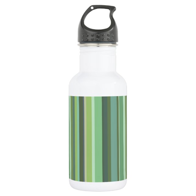 Garrafa Listras horizontais verde-oliva (Frente)