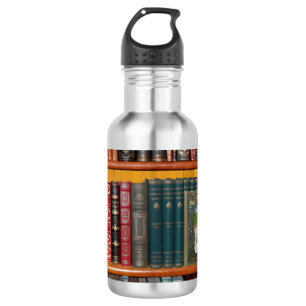 Garrafa livraria de livros