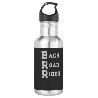 Garrafa Logotipo Back Road Rides Letra Cinza