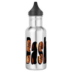 Garrafa Logotipo De Basquete Fabricado A Partir De Bolinha