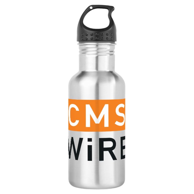 Garrafa Logotipo de CMSWire (Frente)