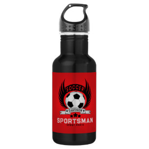 Garrafa Logotipo de Futebol Vermelho Presentes de Volta