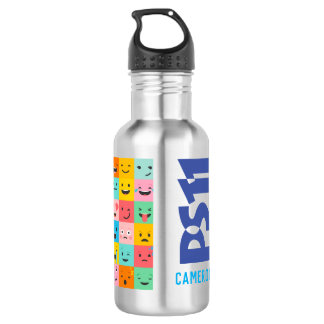 Garrafa Logotipo do Rainbow Nome Personalizado Kid