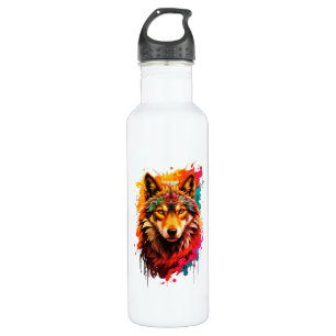 Garrafa Logotipo Wolf Animal Design-87694