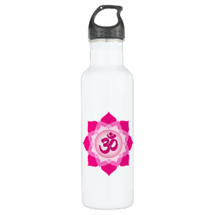 Garrafa Lótus cor-de-rosa