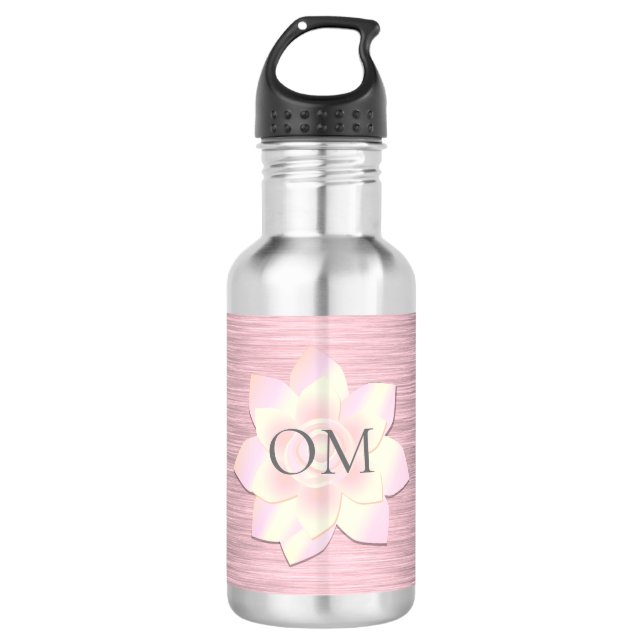 Garrafa Lotus Elegante de Blush Rosa OM (Frente)