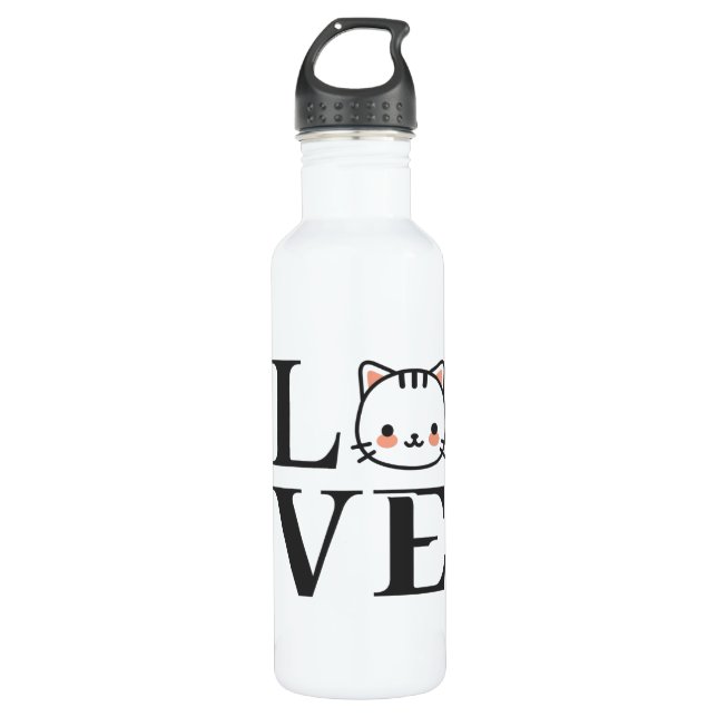 Garrafa Love Cats (Frente)