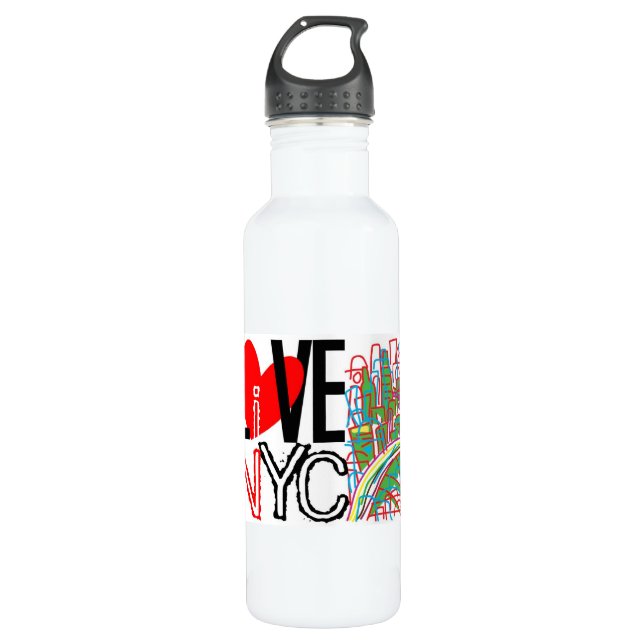 Garrafa Love Live In NYC Bottle (Frente)
