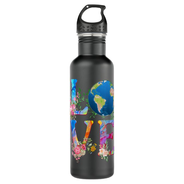 Garrafa Love World Earth Day 2023 Environmental (Frente)