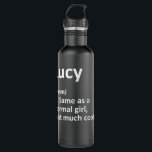 Garrafa LUCK Definição Personalizada Nome Funny Birthday G<br><div class="desc">LUCK Definição Personalizada Nome Funny Birthday Idea</div>