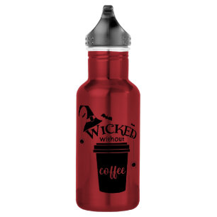 Garrafa Má Sem Café – Amante de Café Bruxa Engraçada