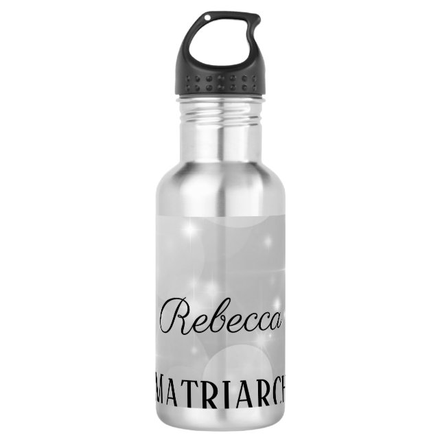 Garrafa Mãe personalizada de Matriarca Silver Inkpot (Frente)