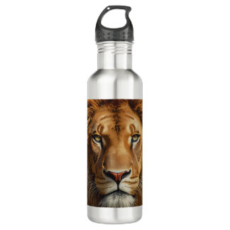 Garrafa Majestic Lion Stainless Steel Water Bottle Powerfu