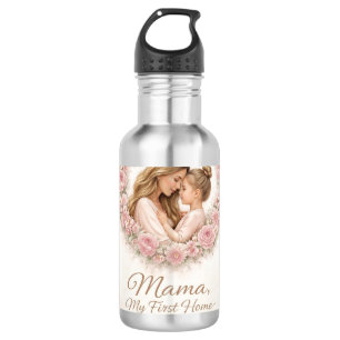 Garrafa Mama — Meu Primeiro Lar   Floral Mãe e Filha