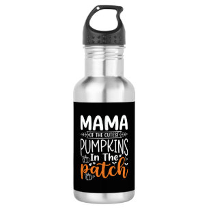 Garrafa Mama Pumpkins Patch Design de Halloween_1