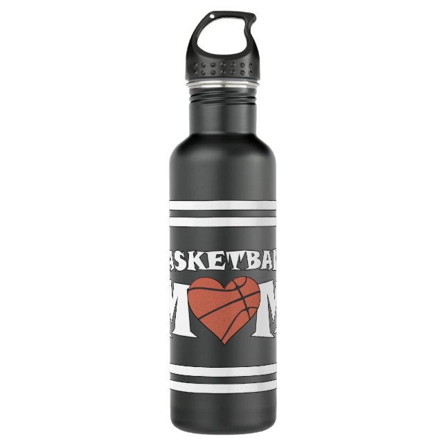 Garrafa Mamãe de basquete com Fita de Basquete em Forma de (Frente)