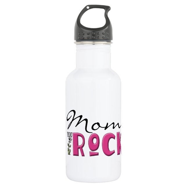 Garrafa Mamãe Rocks BPA FREE BOTTLE (Frente)
