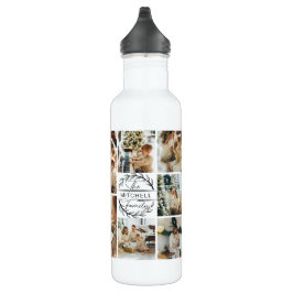 Garrafa Mancha de Colagem de Monograma Personalizado Moder