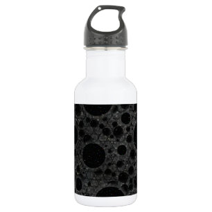 Garrafa Manchas de Bolha Espacial - Brilho Preto