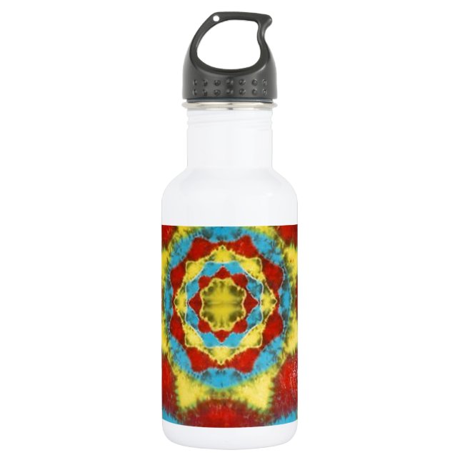 Garrafa Mandala Wheel Tie Dye (Frente)