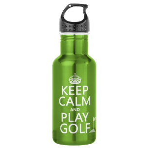 Garrafa Mantenha o golfe da calma e do jogo - todas as
