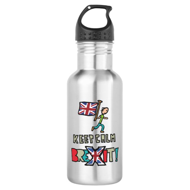 Garrafa Mantenha-se Calmo (Frente)