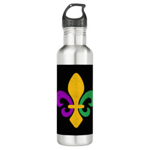 Garrafa Mardi Gras Fleur De Lis