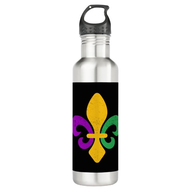 Garrafa Mardi Gras Fleur De Lis (Frente)