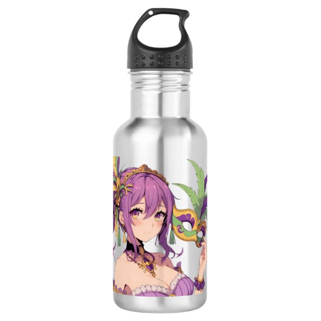 Garrafa Máscara Anime Mardi Gras (Frente)