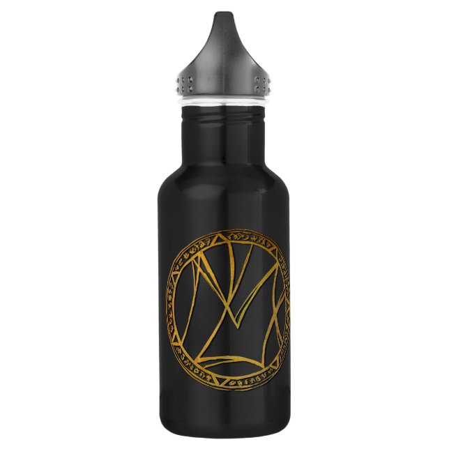 Garrafa Máscaras do logotipo inferior (Esquerda)