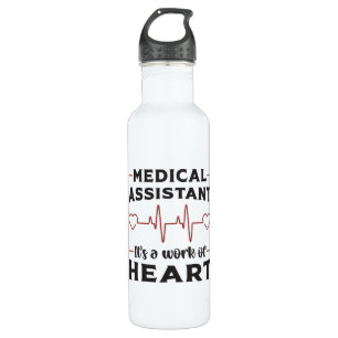 Garrafa Médico Médico Coração Assistente Médico Engraçado