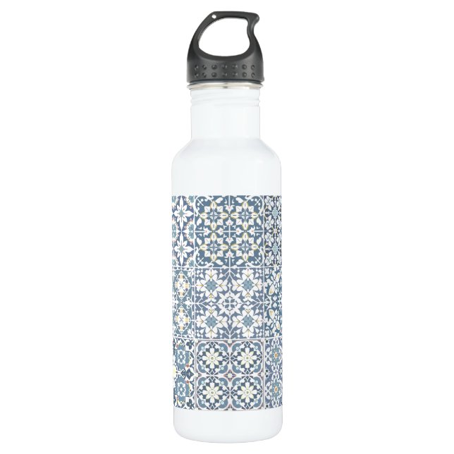 Garrafa Mediterranean Tiles, Moroccan, Majolica, Azulejo (Frente)