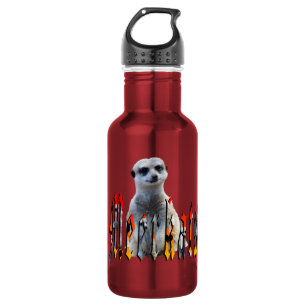 Garrafa Meerkat E Logotipo,