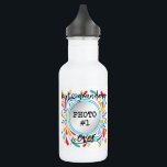 Garrafa Melhor Avó Nunca<br><div class="desc">Lembre-a que ela é a melhor vovó de todos os tempos com esta design colorida e brilhante. Personalize-o mais clicando no botão PERSONALIZAR para adicionar texto para um nome/monograma ou uma mensagem especial. Há muitos estilos de fonte e cores de texto para escolher. Design do seu jeito! Entre em contato...</div>