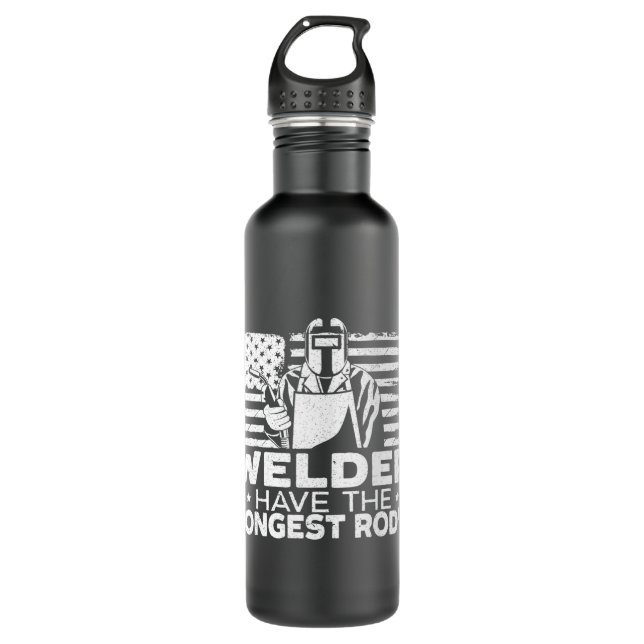 Garrafa Mens American Flag Welder Rods (Frente)