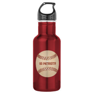 Garrafa Mensagem Personalizada Beisebol Distressed